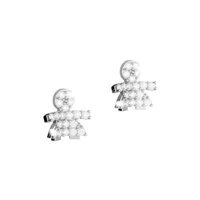 Earrings Rebecca Woman My Treasure in Silver Zirconia SPTOAB05 - SPTOAB05